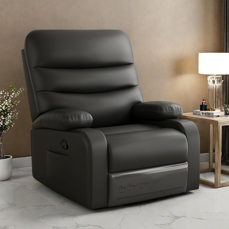 Fauteuil inclinable manuel ergonomique, Noir, noir, noir, noir