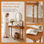 Console en bois massif 70,9 po Donney