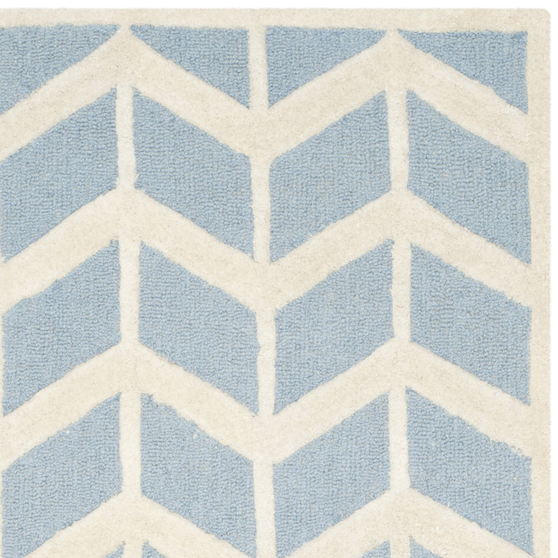 Tapis en laine touffeté à la main Cambridge, Rectangle de 5 pi x 8 pi
