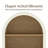 24" Arched Display Bookcase with Open Shelves, Modern Accent Storage Cabinet for Living Room & Entryway-1253572658