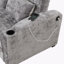 Canapé-lit escamotable avec dossier réglable, 2 coussins, porte-gobelets, ports USB-1108472297-1108472292