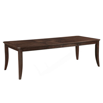 Traditional Dining Table With Extension Leaf