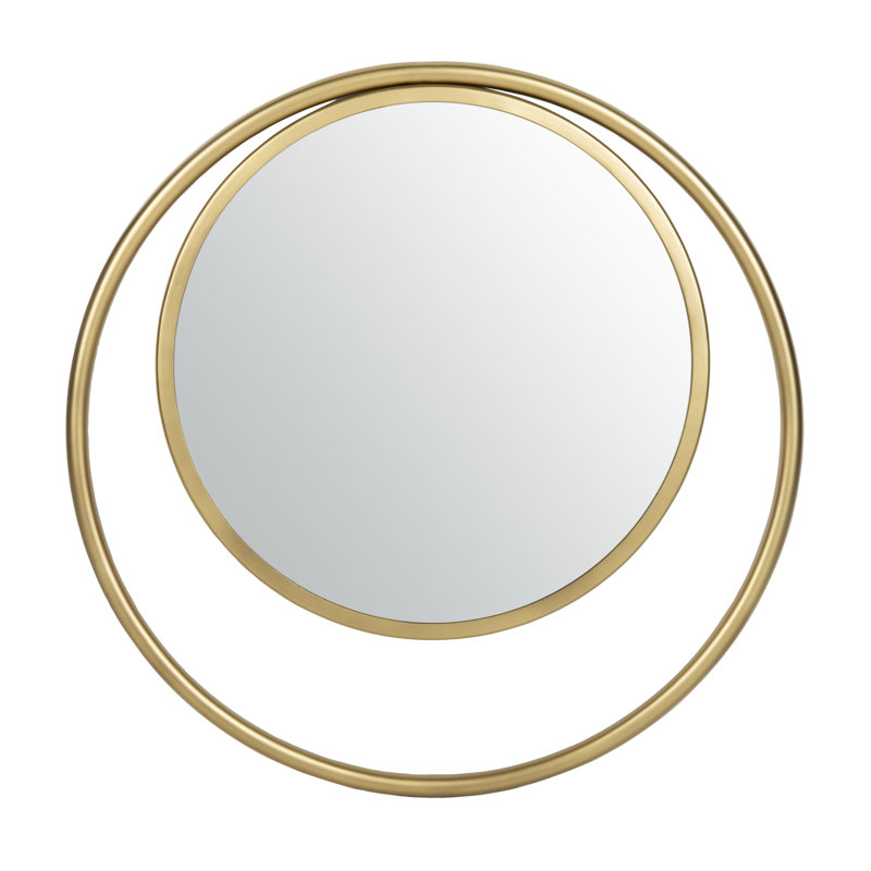 Keough Metal Flat Wall Mirror