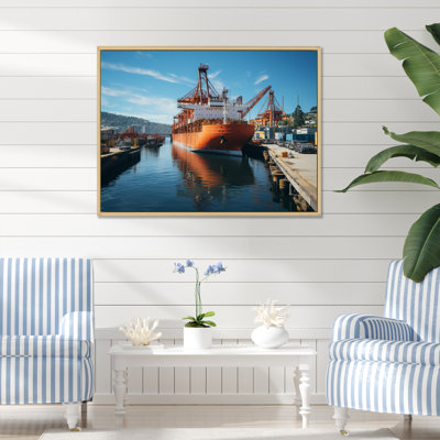 Port Port of Discovery I sur impression sur toile