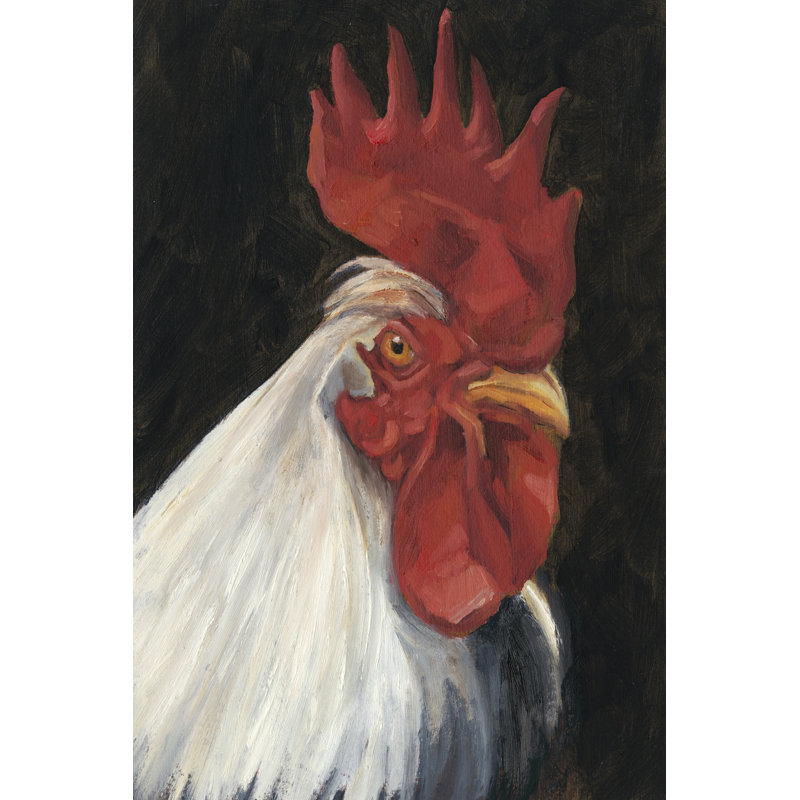 Rooster Portrait I by Ethan Harper - Wrapped Canvas Art Prints, 122cm H x 81cm W x 3.8cm D