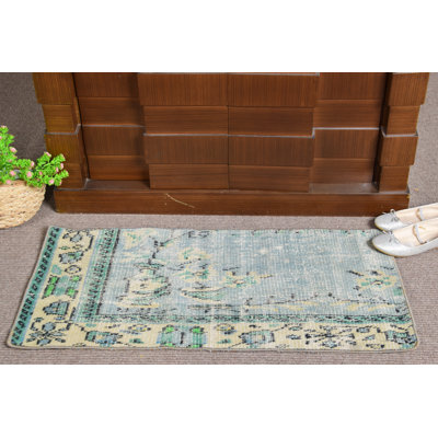 Tapis turc vintage en laine turque Oushak