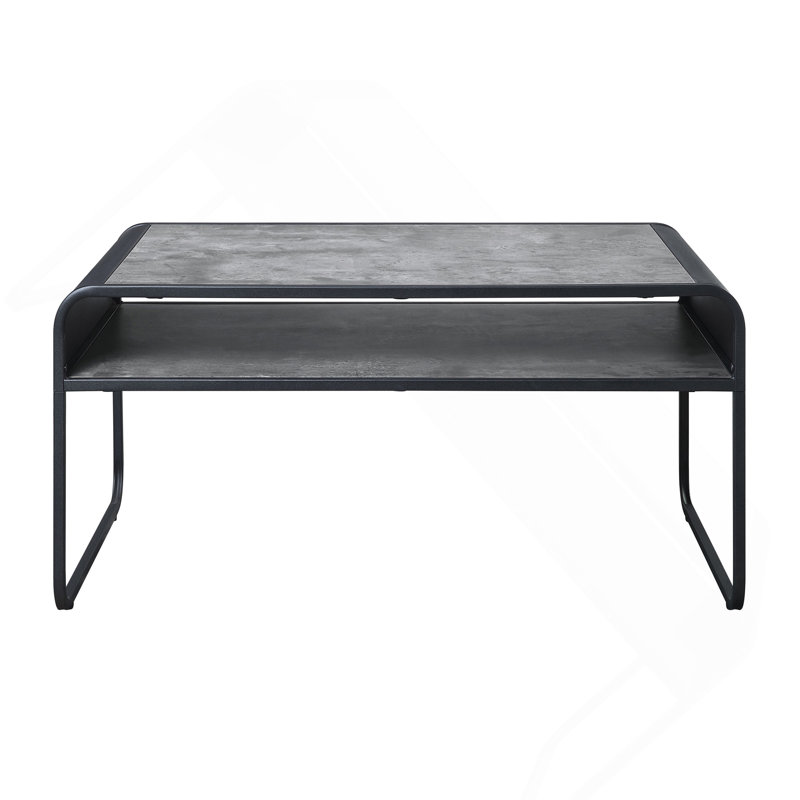 Coffee Table With Curved Design