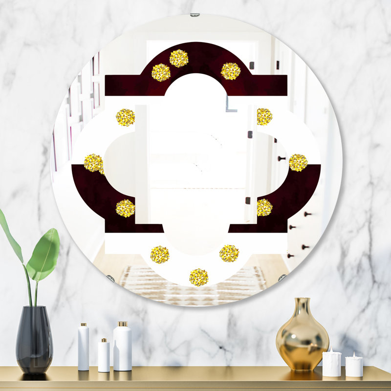 Miroir mural Whirl, H 31,5 po x l po