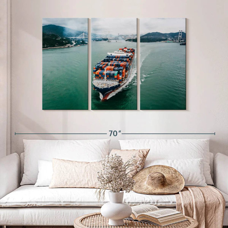 Mehar Cargo Ship Transport, 32" H x 50" W