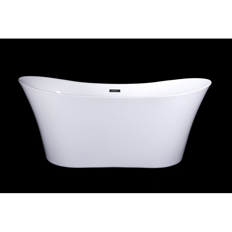 66'' x 35.5'' Soaking Acrylic Bathtub