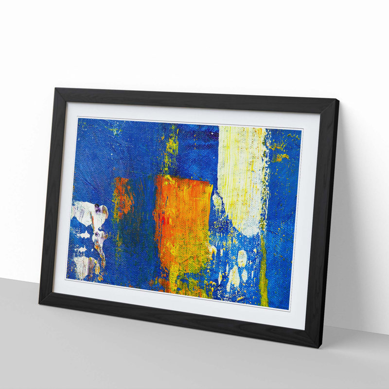 Abstract Vol.38 by S.Johnson - Framed Print, Black Framed, 62cm H x 87cm W x 2cm D
