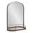 Cemile Metal Mirror with Shelves-1473806172