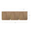 Armoire Mid-Century moderne avec base en bois massif-1305155389
