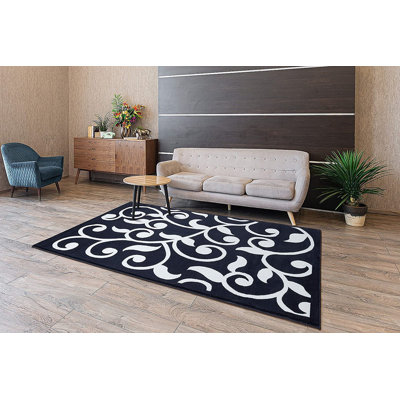 Tapis bleu marine Amnicon