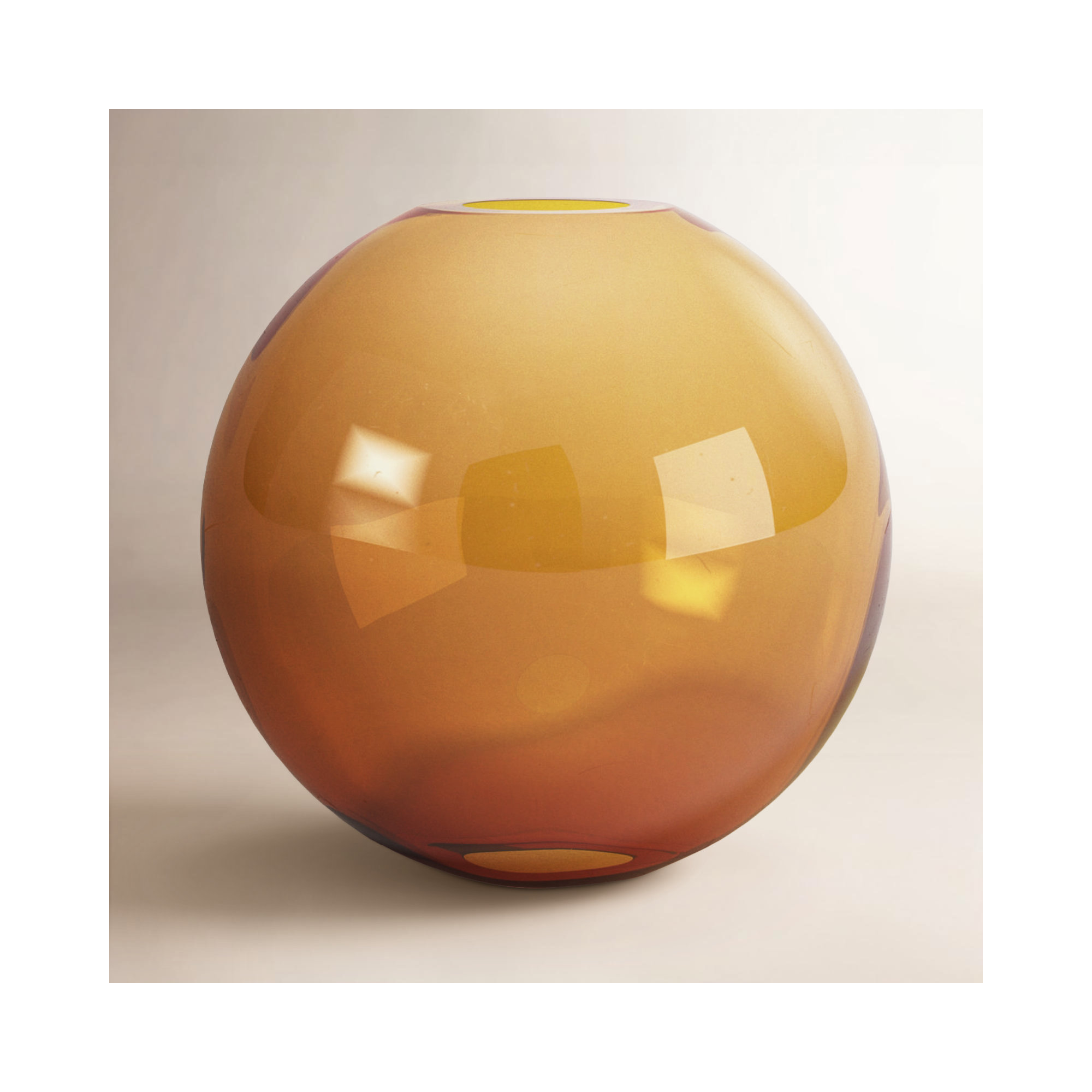 Janeisy 7'' Handmade Glass Table Vase