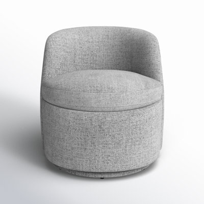 Estes Upholstered Swivel Barrel Chair