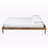Galle, Turned Legs, King Platform Bed, Brown, 81.00'' W X 86.50'' L X 13.60'' H-1001976474