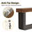 54"Narrow Console Table with U-Shaped Pedestal-541289897-541289903