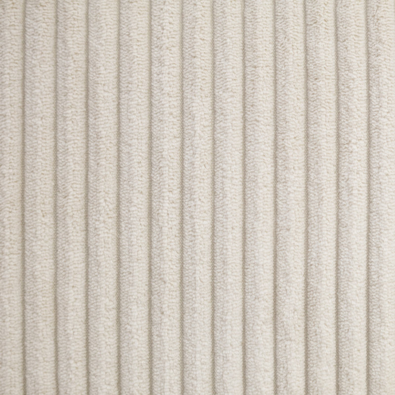 Ensemble modulaire 3 pièces avec repose-pieds, Velours côtelé beige
