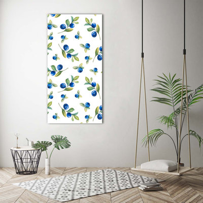 Blueberries - Wrapped Canvas Print