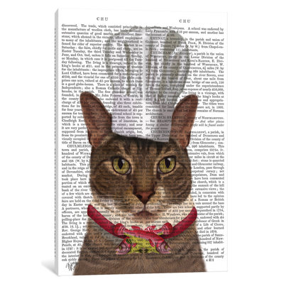 « chat chef i », impression sur toile