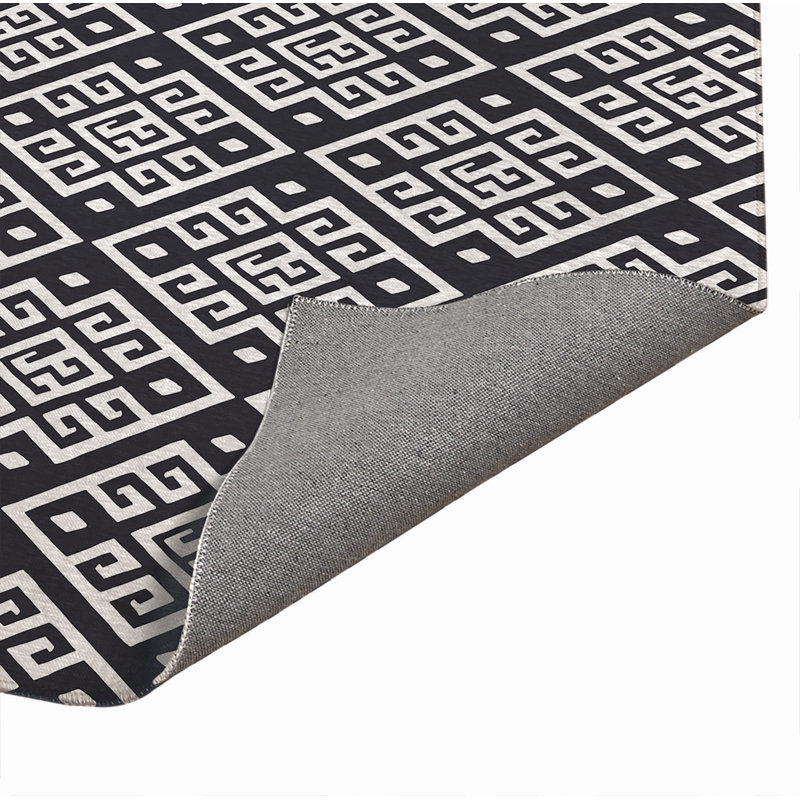 Tapis de cuisine Athana, Gris anthracite, Rectangulaire 3 pi x 5 pi