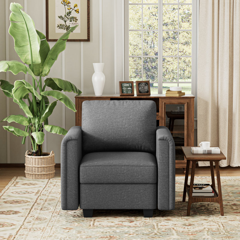 Élégant fauteuil d'appoint courbé, canapé modulaire personnalisable pour le confort et le style dans n'importe quelle pièce