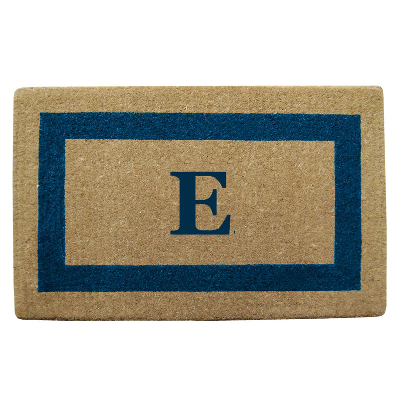 Robuste 36 po x 22 po tapis de porte extérieur antidérapant, Brun, E