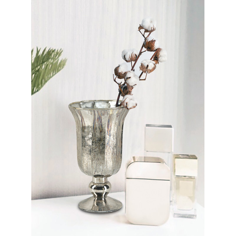 Kaior Glass Decorative Urns & Jars, Silver