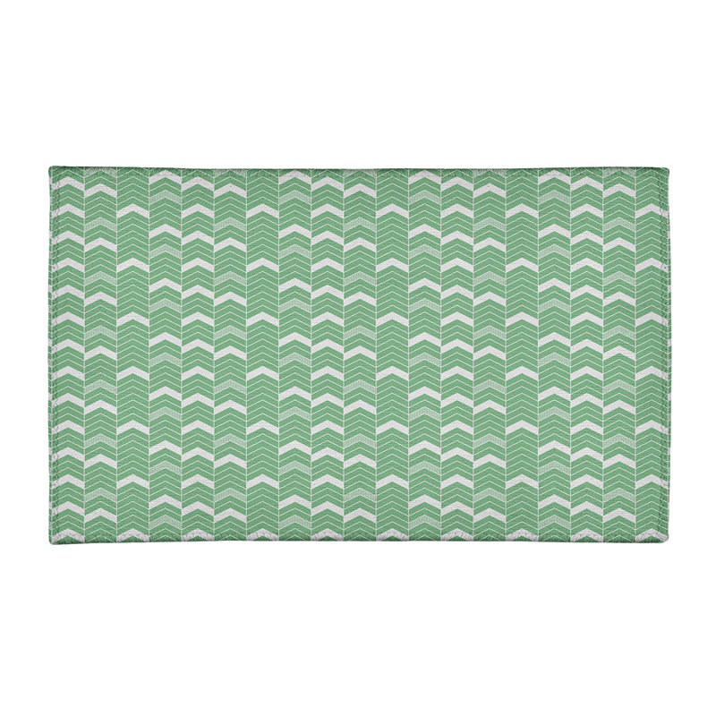 Tapis de zone verte à chevrons, Rectangle 2 pi x 3 pi