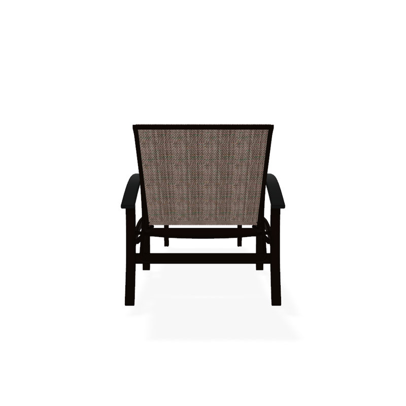 Belle Isle Outdoor Chaise Lounge, Classic Graphite P30, Black 5D Sunbrella®, Textured Kona