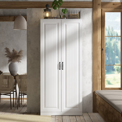 72"H Kitchen Pantry With Rotating Shelf