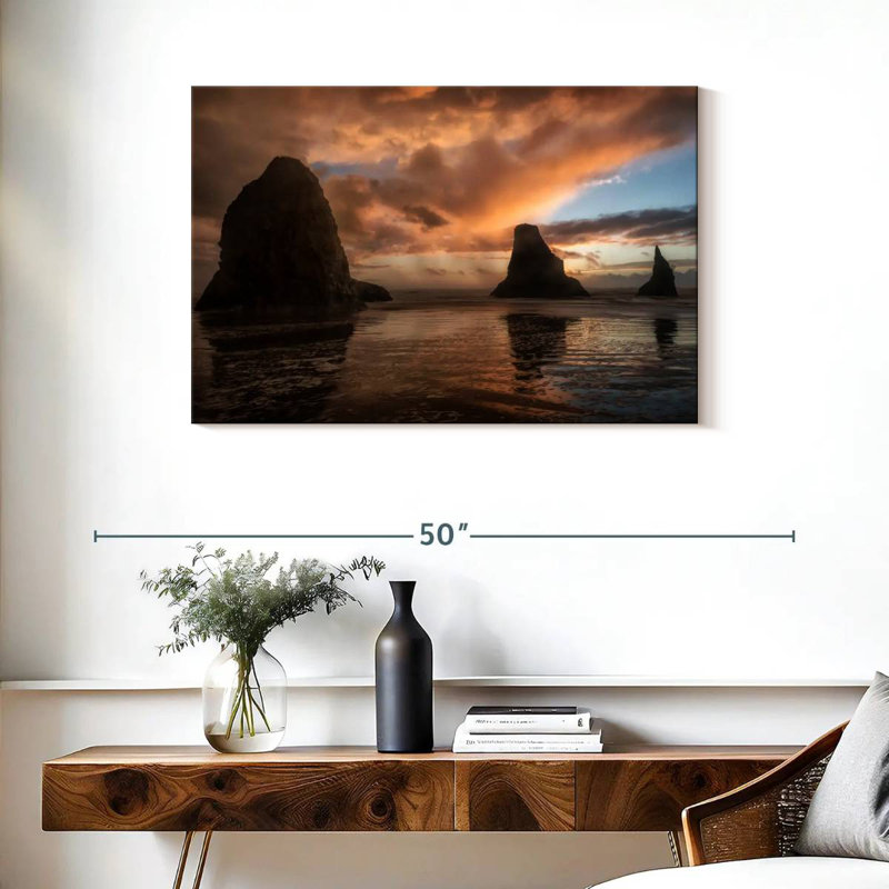 Coucher de soleil Gillard, H 24 po x l 36 po