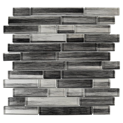 Smithwick Random Sized Glass Linear Mosaic Wall Tile