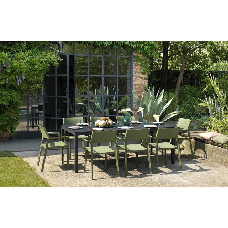 Trill Outdoor Dining Armchair, White