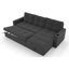 Canapé-lit convertible en tissu, canapé-lit modulaire escamotable avec charge USB et porte-gobelets, canapé-lit en forme de L avec rangement-1429928485