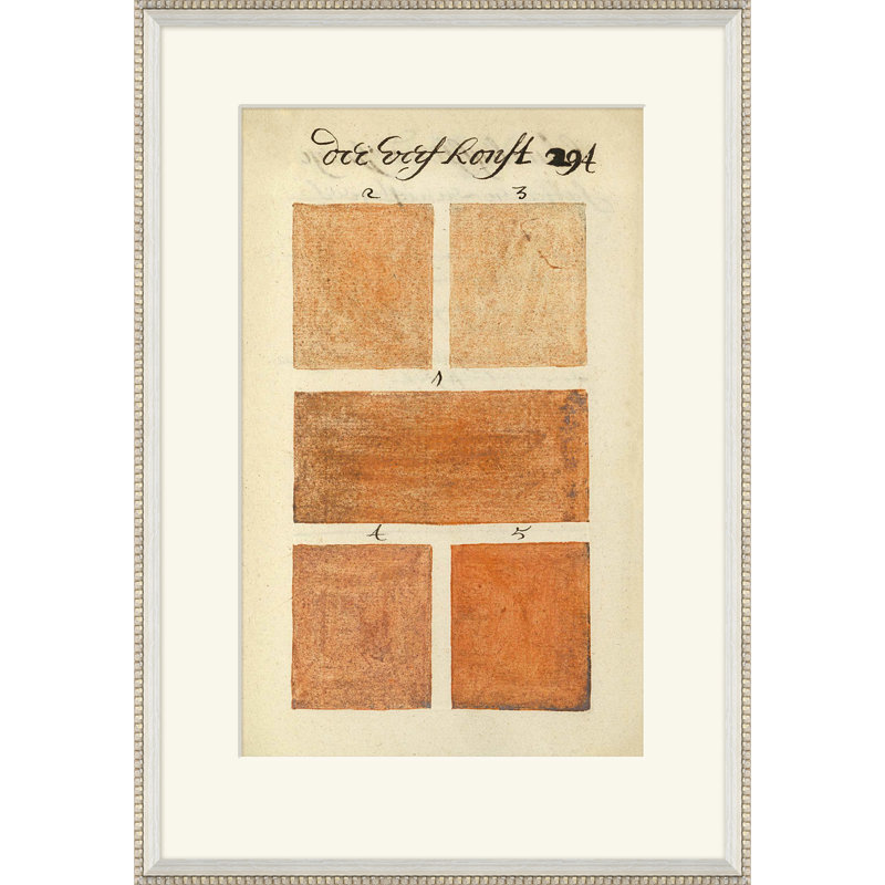 Antique Color Swatches Giclee Print by A. Boogert