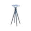 Signature Designs Glass Pedestal End Table