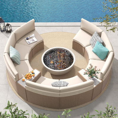 8 - Person Seating Group With Cushions
