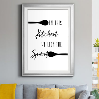 «Lick the Spoon», reproduction de cadre photo sur papier