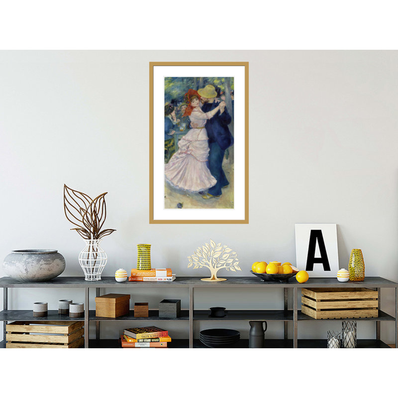 Danse à Bougival, Pierre-Auguste Renoir, impression giclée sur cadre, H 41,5 po x l 25,42 po
