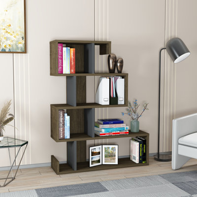 Anistin 103cm H x 80cm W Particle Board Bookcase