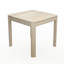 Square White Wash Mango Solid Wood Dining Table for 4 People