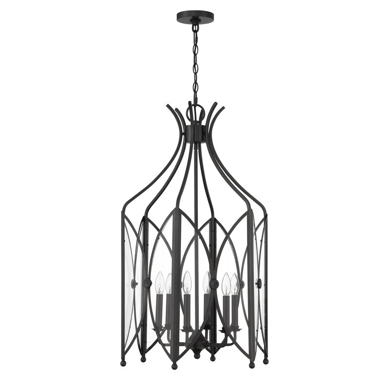 Hubbs Enclave 6 lumières en tourmaline noire, TOURMALINE NOIRE