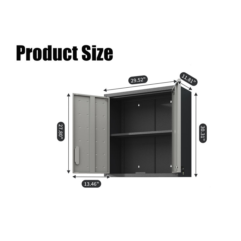 Wall-mounted Tool Storage Cabinet