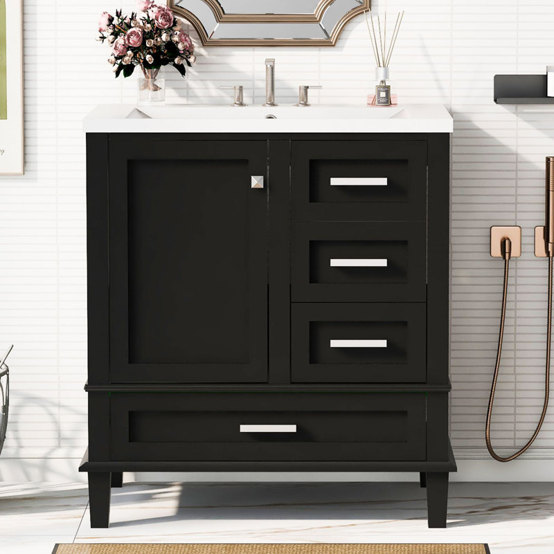 Meuble-lavabo 30 po avec lavabo en céramique