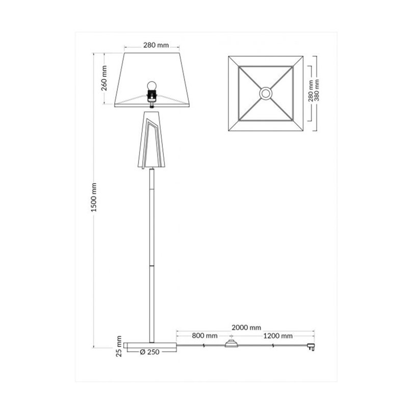 Bryant 150cm Traditional Floor Lamp, Antique Brass