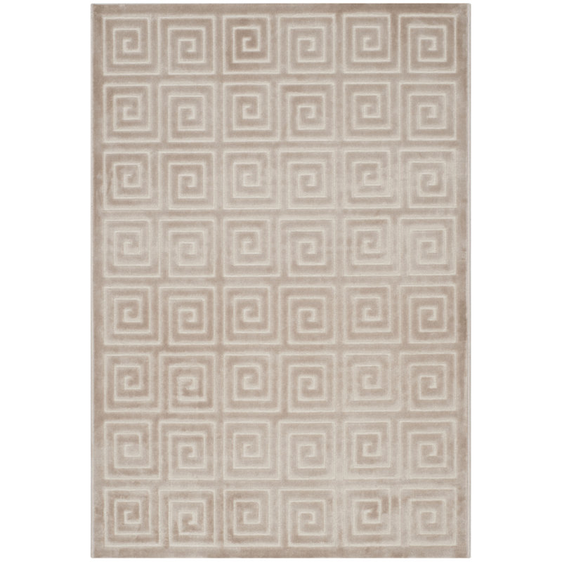 Seneffe Geometric Area Rug, Rectangle 69 x 119 cm