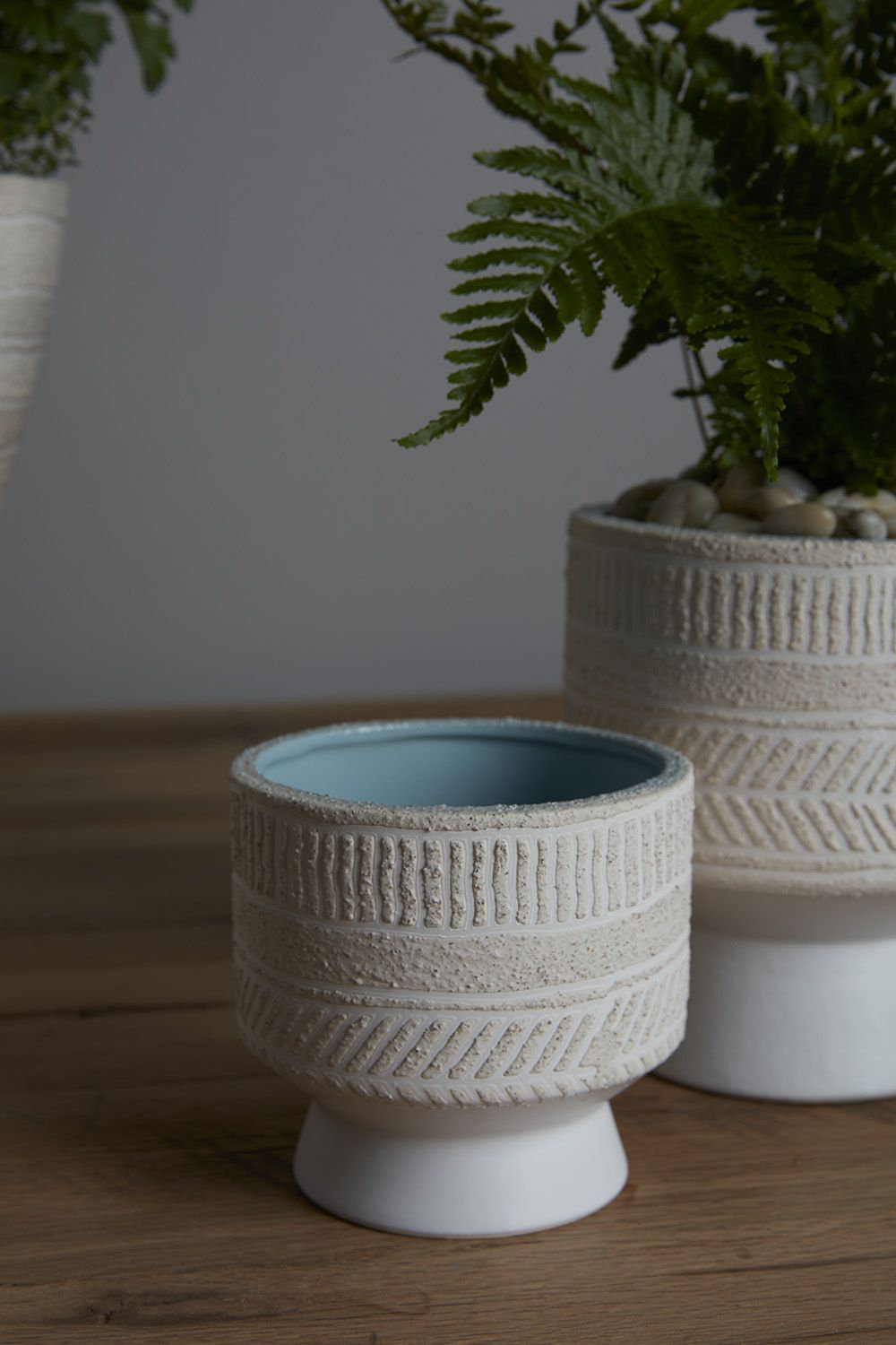 Ceramic Pot Planter, 4.25" H x 4.5" W x 4.5" D