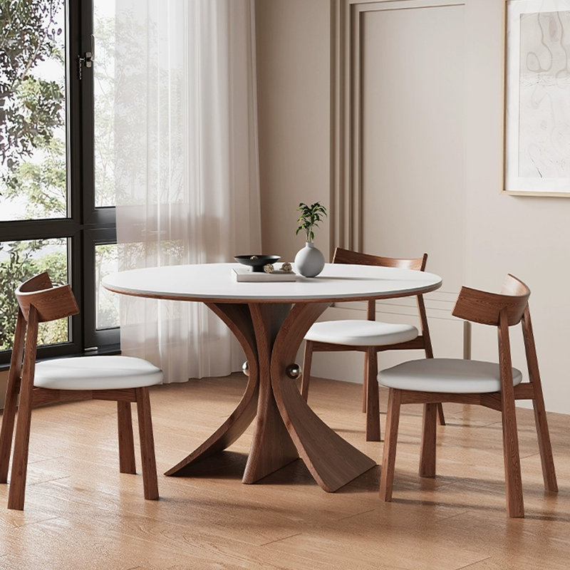 Table de salle à manger blanche, H 29,53 po x L 39,37 po x l 39,37 po